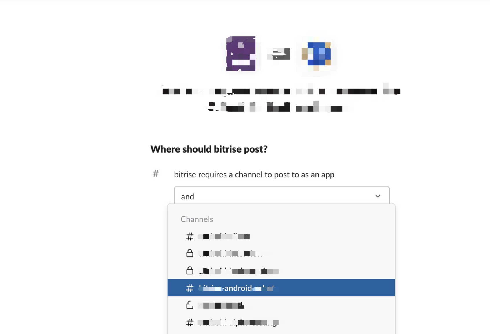 填写Target Slack channel-2
